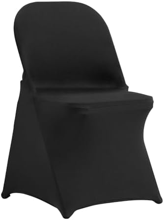 VEVOR Stretch Spandex Chair Covers 50PCS Black Universal Fit