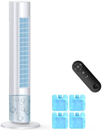 MYICY 35 Inch 3 in 1 Fan Humidifier Cooler Portable AC Unit