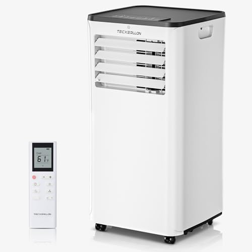TECXERLLON 10000 BTU Portable AC with Cooling Dehumidifier Fan Sleep Modes