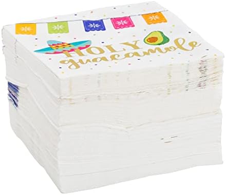 100 Pack Fiesta Napkins for Cinco de Mayo Party