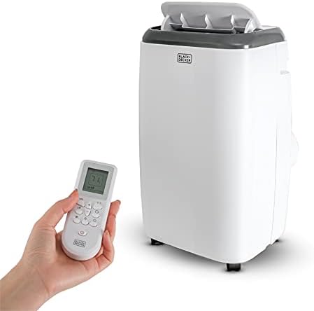 BLACKDECKER 8000 BTU Portable Air Conditioner with Remote Control White