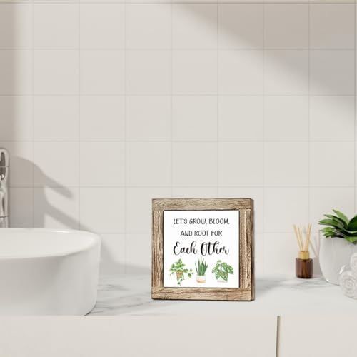 Plant Decor Lets Grow Boom and Root Sign