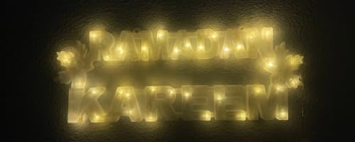 Ramadan Kareem Light-Up Sign for Home Decor