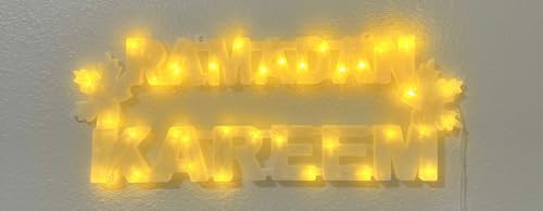 Ramadan Kareem Light-Up Sign for Home Decor