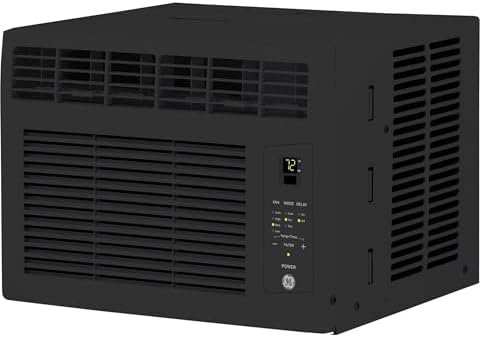 GE 6000 BTU Electronic Window AC Unit - Black