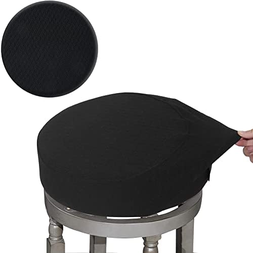 BUYUE Bar Stool Covers Luxury Fabric 16-18 Diameter Slipcover