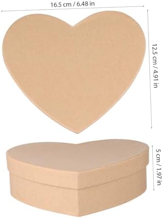 TOVINANNA Heart Shaped DIY Paper Box for Party Favors