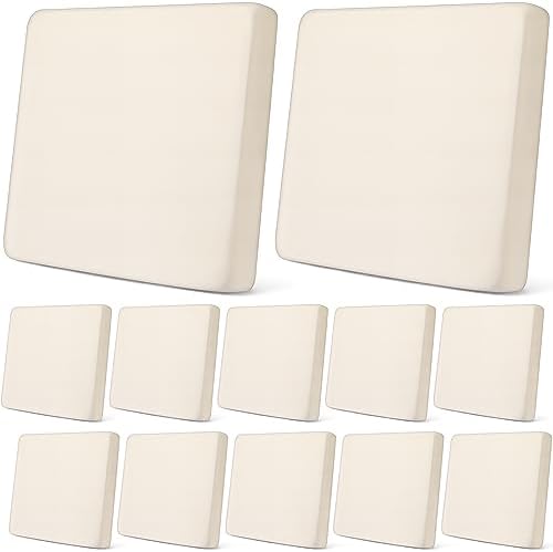 Newwiee 12 Pcs Stretch Cushion Covers for Sofa Cushions