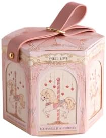Colias Wing 20 Pcs Carousel Series Candy Boxes Light Pink