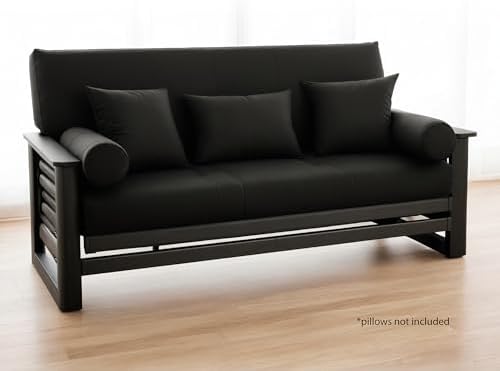 National Allergy Zippered Futon Cover Full Size - Black
