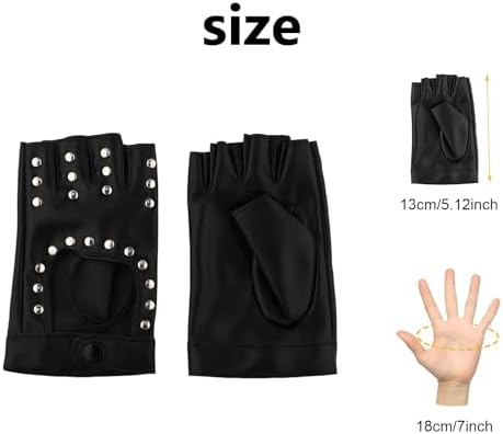 Half Finger Leather Gloves for Driving and Sports