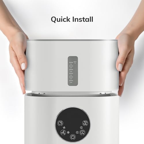 Air Humidifier Purifier 2-in-1 Ultra Quiet for Home Bedroom Office