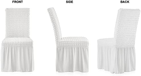 XMNTG Set of 2 Stretchable Dining Chair Slipcovers
