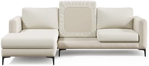 Nolan Interior Magic Sofa Cover - Jade White Stretchy Pet Proof