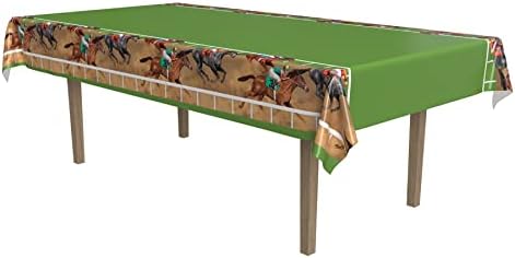 Beistle Horse Racing Tablecover for Parties