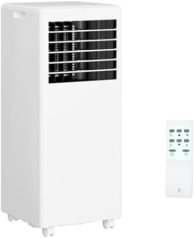 8000 BTU Portable AC Unit with Cooling Dehumidifier Fan and Sleep Mode