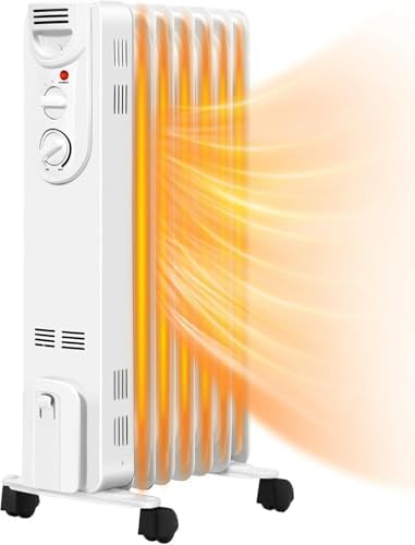 ARLIME Oil Filled Radiator Heater with Thermostat 3 Heat Settings