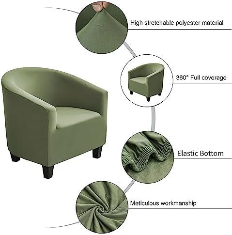 NILUOH Club Chair Slipcover for Living Room