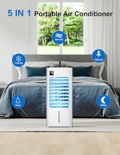 AIRTHRYL Portable Air Conditioner with 2 Gallon Tank and 5 Modes