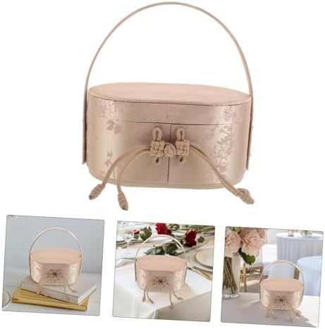FOMIYES Brocade Wedding Candy Boxes Decorative Treat Containers