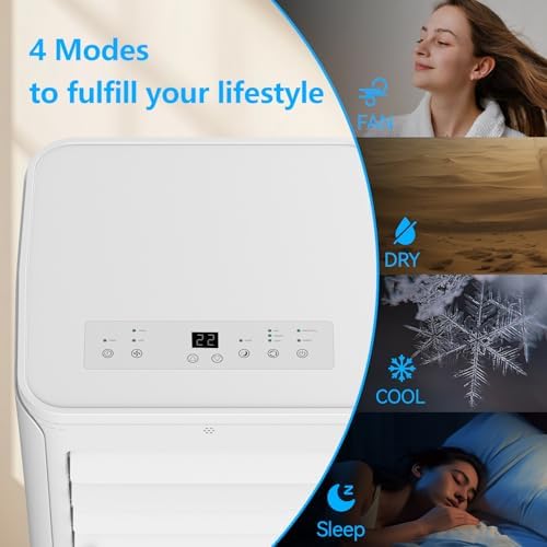 Coolblus 12000BTU Portable AC for 550 SqFt Rooms