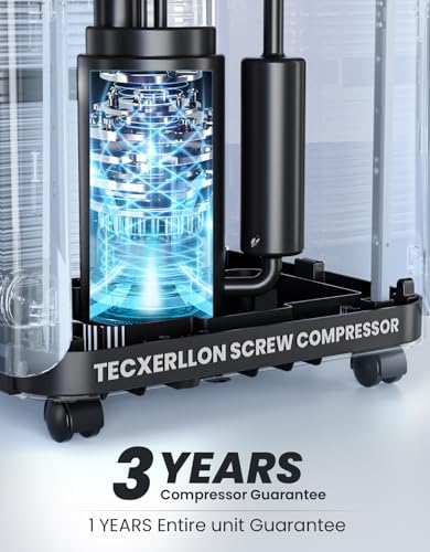 TECXERLLON 10000 BTU Portable AC with Cooling Dehumidifier Fan Sleep Modes
