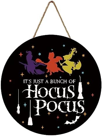 Halloween Hocus Pocus Welcome Door Sign