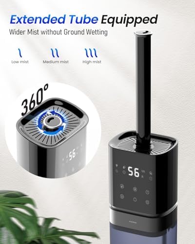 AILINKE Smart Humidifier for Large Room with Night Light and Voice Control