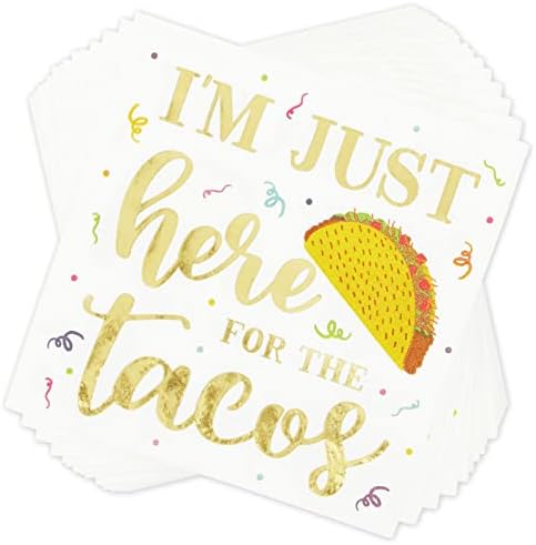100 Pack Fiesta Napkins for Cinco de Mayo Party