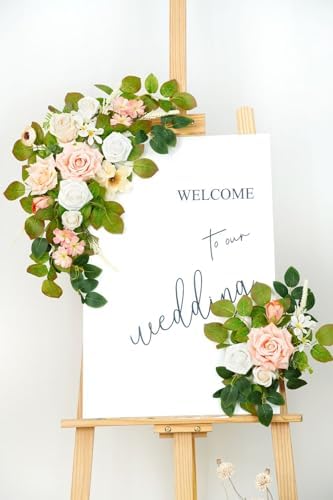 Piklado Wedding Decor Pack of 2 Welcome Sign Garland