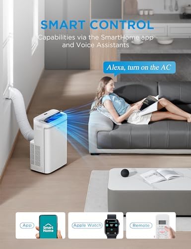 Midea 12000 BTU Portable AC with Dehumidifier and Fan Mode