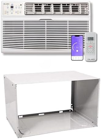OLMO 14000 BTU 230V Wall Air Conditioner with Heating and Smart Control