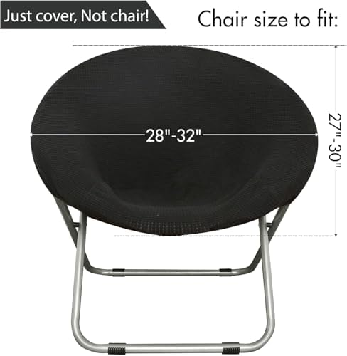 Stretchable Jacquard Fabric Slipcover for Saucer Chair