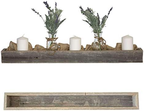 Rustic Centerpiece Barnwood Box for Dining Room Decor