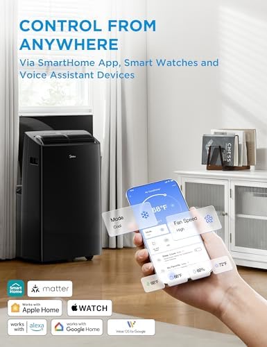 Midea MAP14HS1TBL-A Portable AC 14000 BTU with Heat