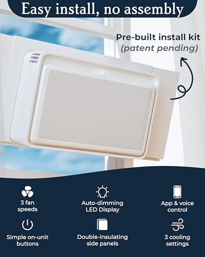 Windmill 10000 BTU Inverter Window AC - Ultra Quiet Smart Energy Efficient
