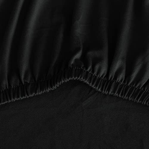 Amazon Basics Dining Chair Covers Pack of 6 Black