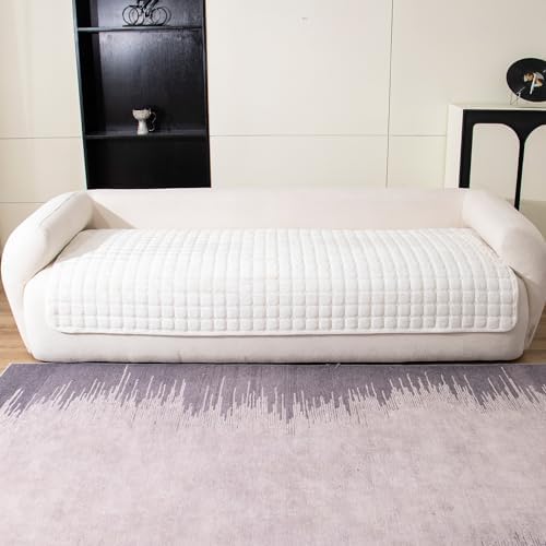 Velvet Sofa Cover for 3 Cushion Couch and L Shaped Recliner