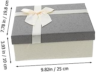 Ipetboom Elegant Rectangular Gift Box with Bowknot 1