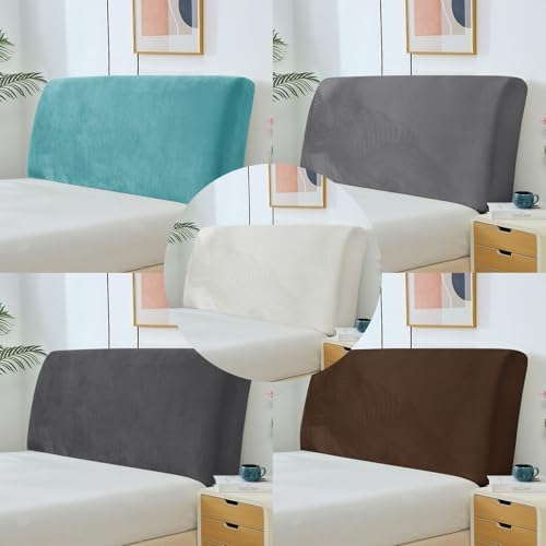 Stretch Headboard Slipcover - Elastic Bed Protector for Full Coverage Protection