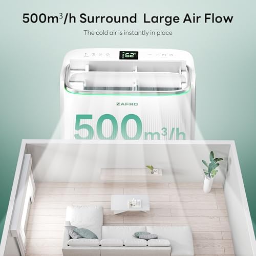 ZAFRO 16000 BTU Portable Air Conditioner Ultra Quiet 42dB