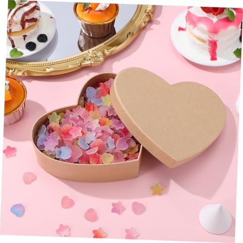 TOVINANNA Heart Shaped DIY Paper Box for Party Favors