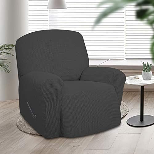 Easy-Going Oversized Recliner Slipcover - Dark Gray