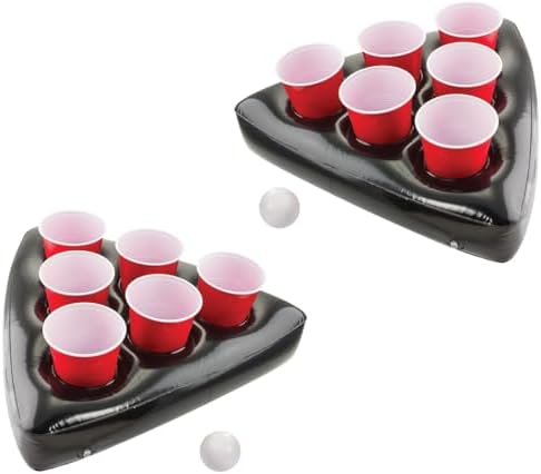 Kovot 2 Player Pong Hat Set with 12 Cups and 2 Balls