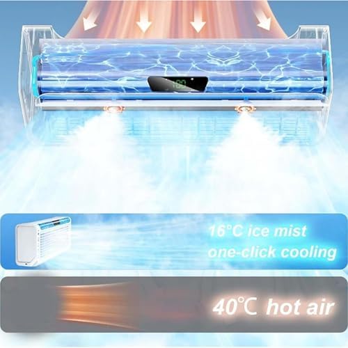 Sherum Snapchill Portable Wall Air Cooler with 6 Speeds and Ice Mist