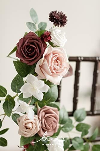 Lings Moment 10pcs Artificial Wedding Chair Flowers