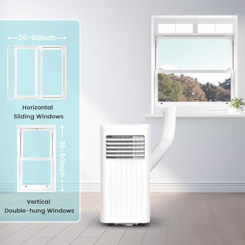 Antarctic Star 8000 BTU Portable Air Conditioner with Cooling Fan Dehumidifier