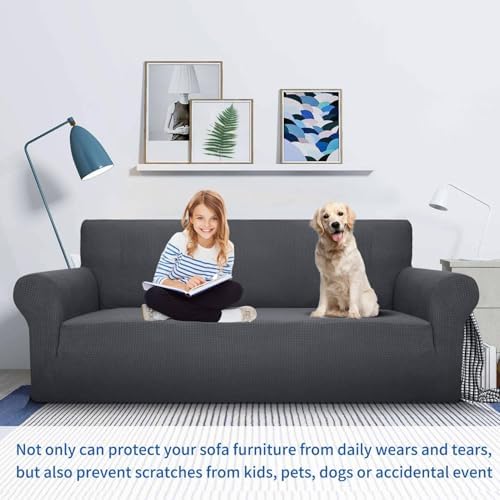 MAXIJIN Super Stretch 3 Cushion Sofa Cover