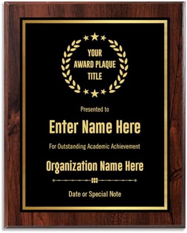 Custom Plaque - Personalized Employee of the Month Award