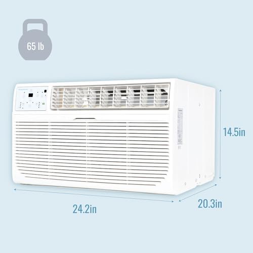 Keystone 8000 BTU Wall AC with Heat and Dehumidifier 1